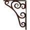 Ekena Millwork Tristan Wrought Iron Bracket, (Triple center brace), Antiqued Copper 2"W x 7 1/2"D x 10"H BKTM02X07X10TTNACO - alternate 4